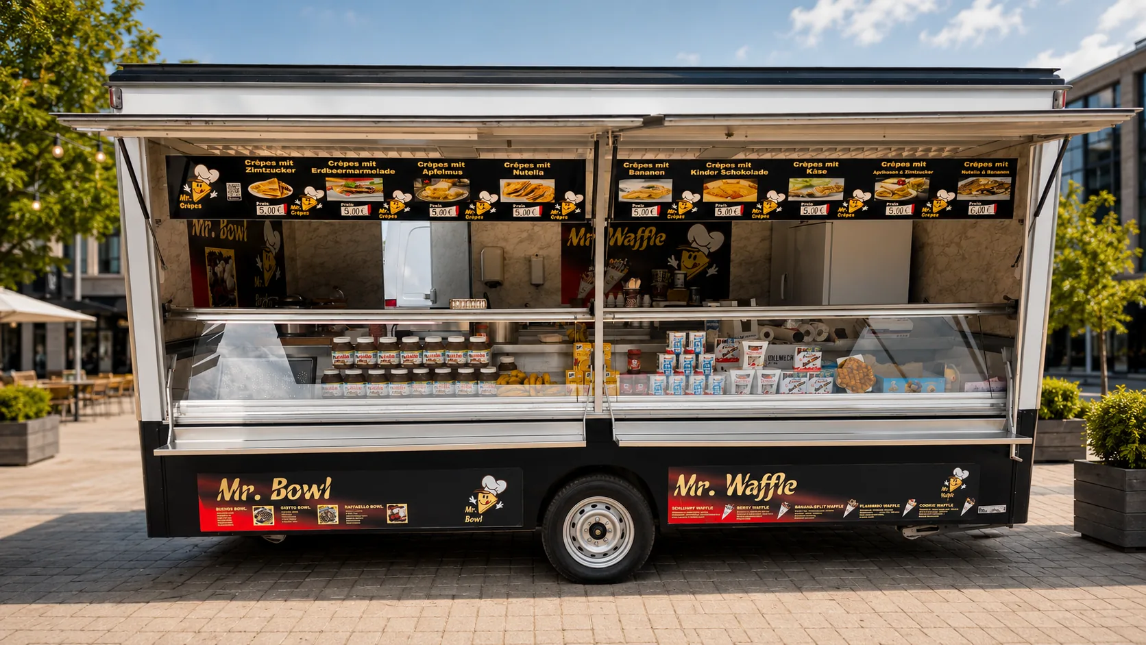 Mr.Sweet Foodtruck am Tag
